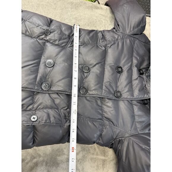 Theory Black Down Puffer Coat Jacket Medium Parka Size M - Picture 13 of 16